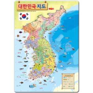 대한민국 지도(4절퍼즐)